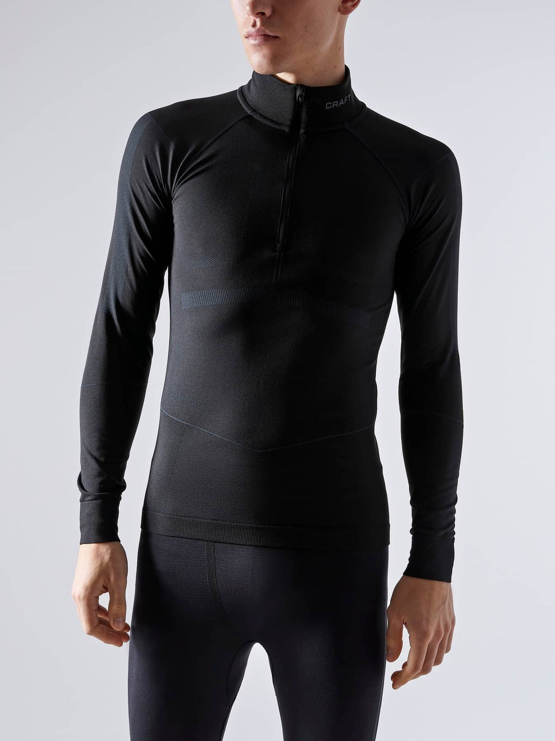 Craft Active Intensity Zip Men baselayer black asphalt