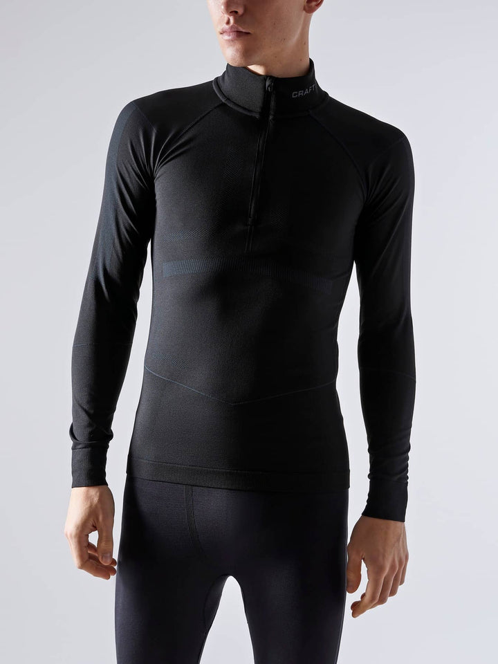 Craft Active Intensity Zip Men baselayer black asphalt