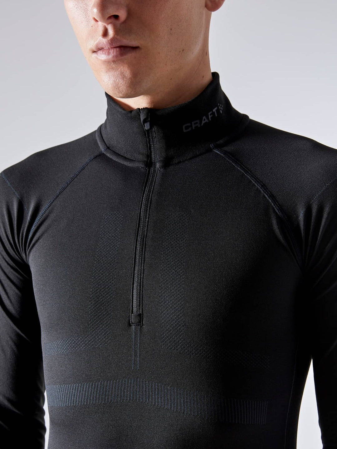 Craft Active Intensity Zip Men baselayer black asphalt