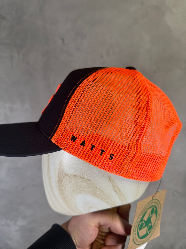 WATTS Tribe Cap - Fluo Orange/Black