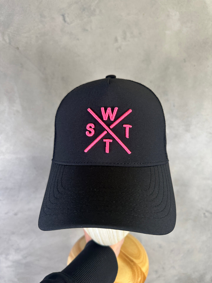 WATTS Tribe Cap - Black/Pink