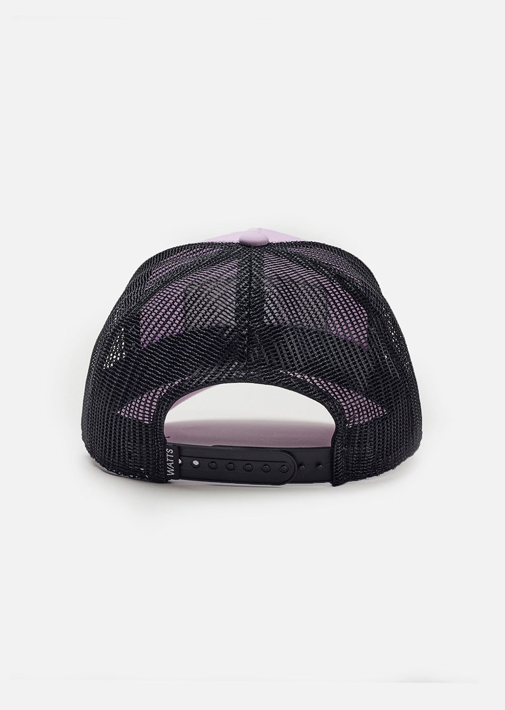 WATTS R-Tribe Cap in Mix White &amp; Black – rear adjustable fastening