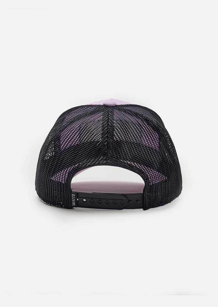 WATTS R-Tribe Cap in Mix White &amp; Black – rear adjustable fastening