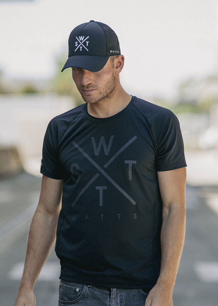 WATTS R-Tribe Cap – Full Black, official photo 4