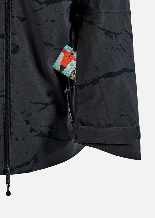 WATTS X-Wear Ski Jacket - Anthracite Gray Camouflage