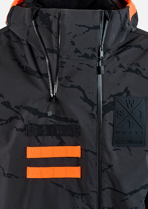 WATTS X-Wear Ski Jacket - Anthracite Gray Camouflage