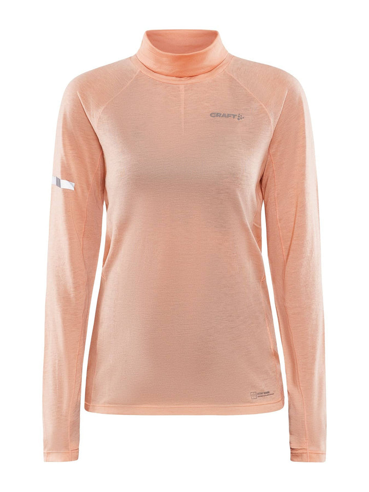 ADV SubZ Wool LS Tee W - Cosmo-Melange