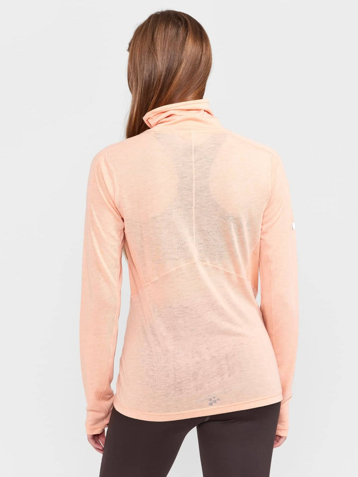 ADV SubZ Wool LS Tee W - Cosmo-Melange