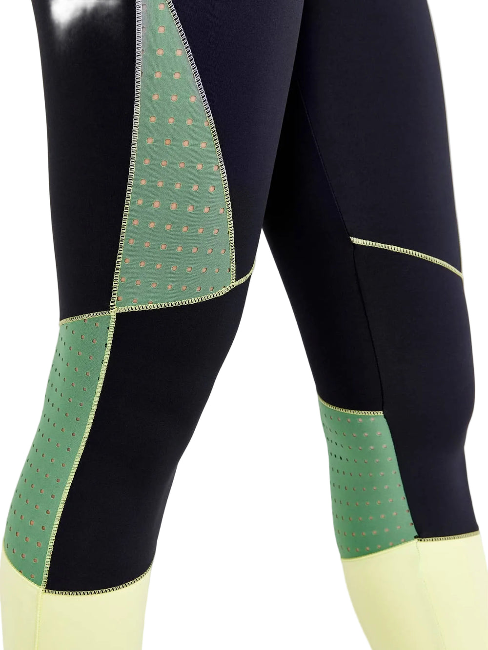 Women's Giallo Black Training Tights