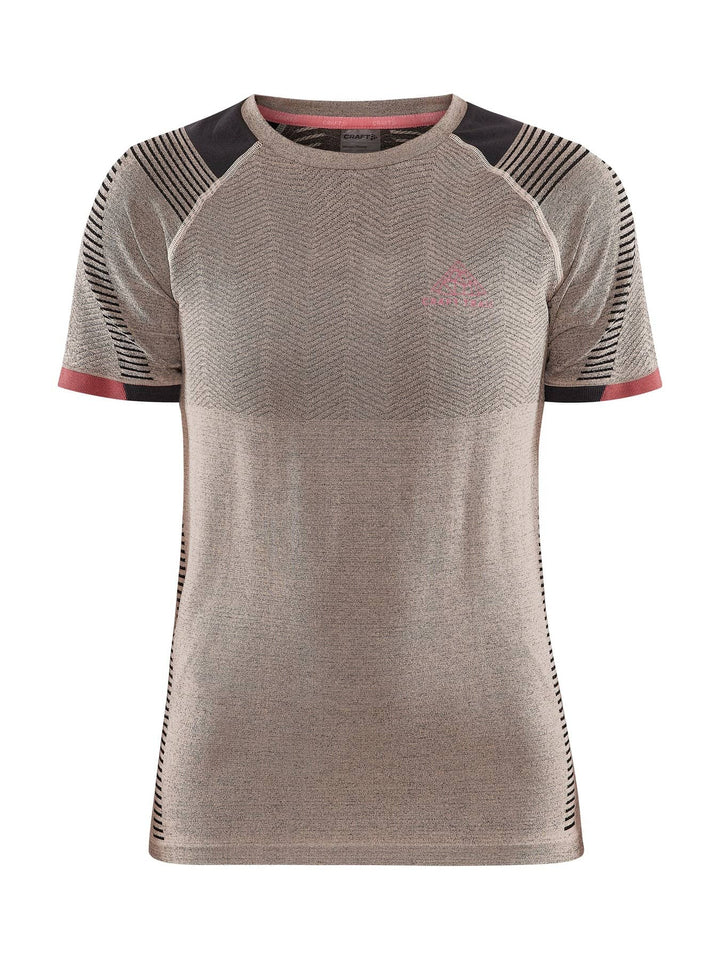 Craft Pro Trail Fuseknit SS Tee Women’s with advanced ventilated Fuseknit fabric and lightweight performance fit.