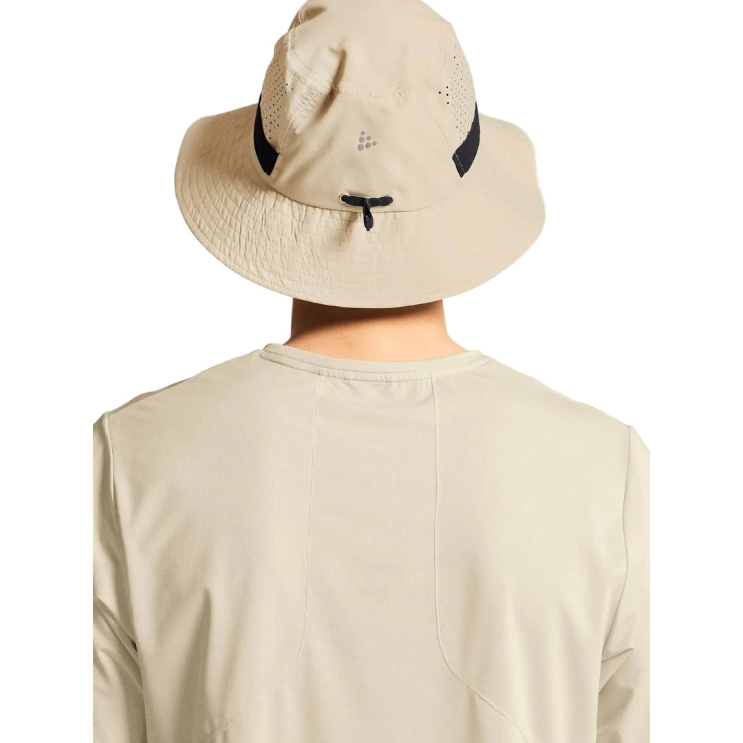 Close-up view of the lightweight breathable fabric on the Craft Pro Trail SS Tee 2 Men&