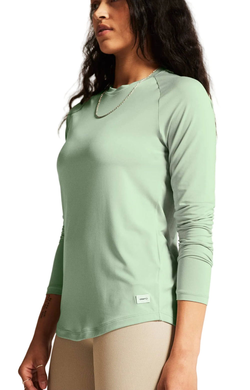 Craft Collective LS Tee Women's Glacial side View