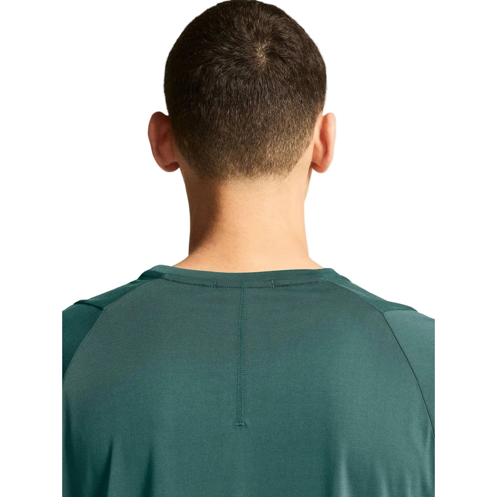 Back view of Craft Collective Bi-Blend LS Tee Men's showcasing lightweight breathable fabric and regular fit design.