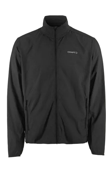 Black jacket with Craft logo on a white background