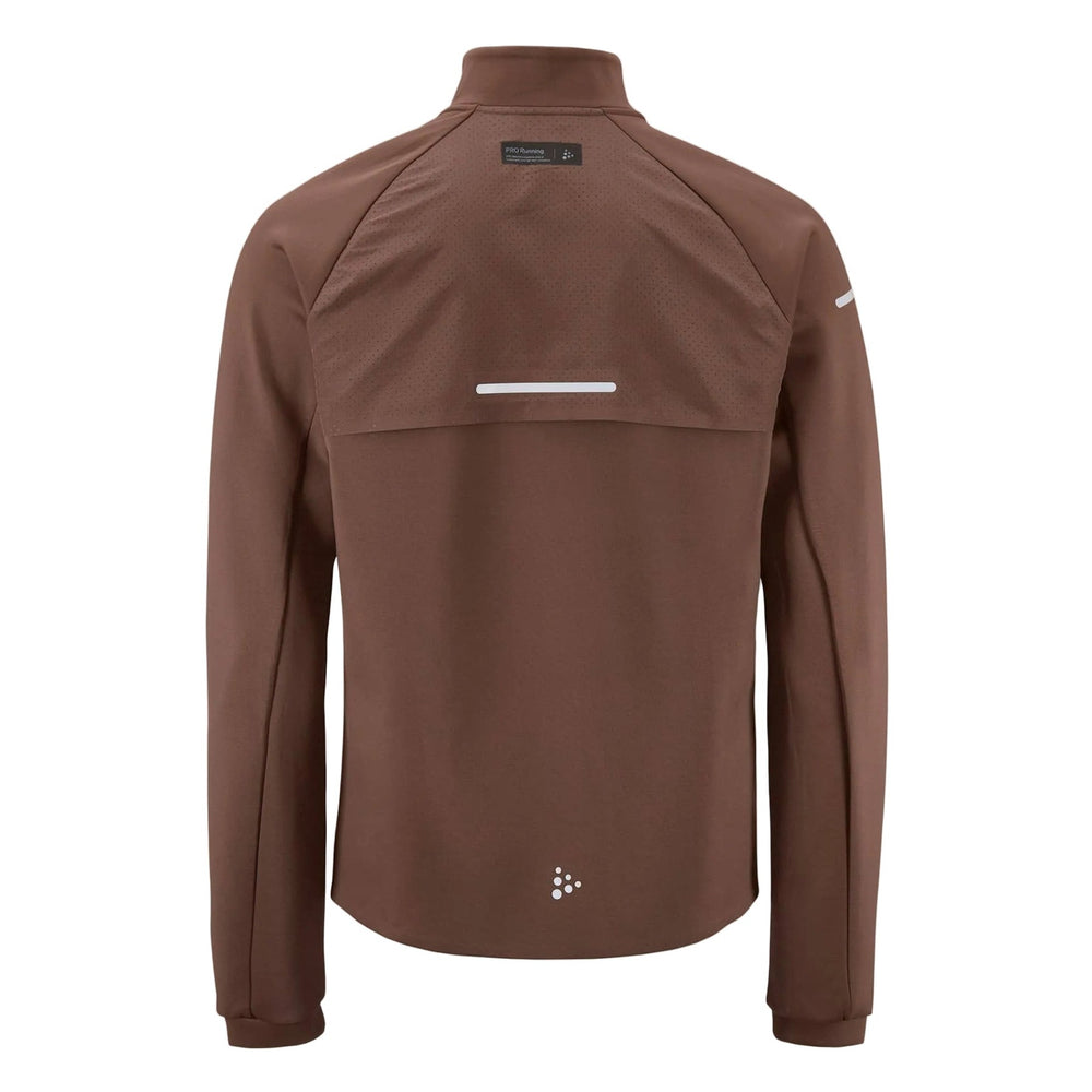 Back view of Craft SubZ Jacket 4 Men's showcasing breathable performance fabric and ergonomic athletic fit.