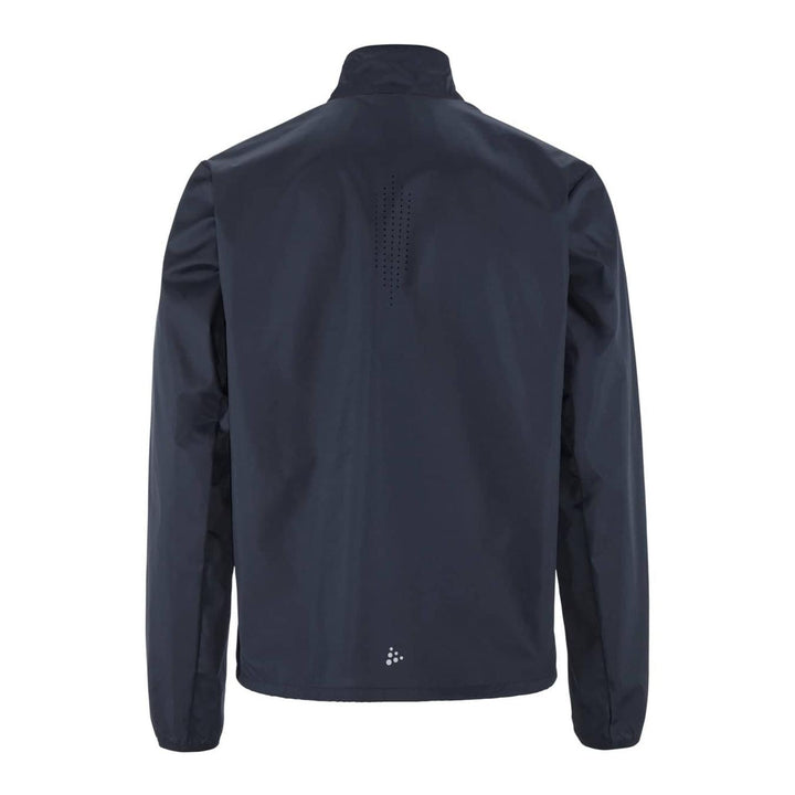Navy blue jacket on a white background
