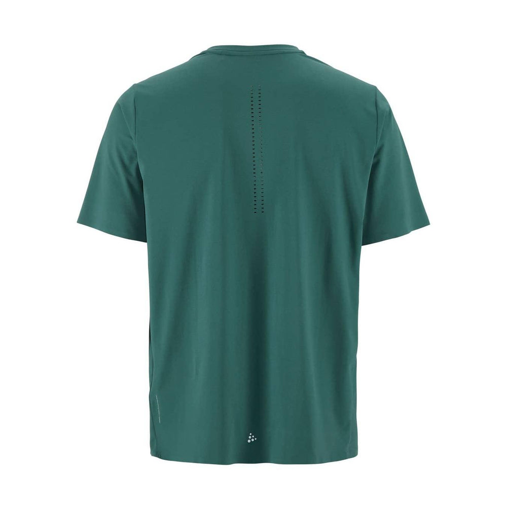 Back view of Craft Hypervent Tee Men's showcasing ventilation-focused construction and moisture-wicking performance fabric.