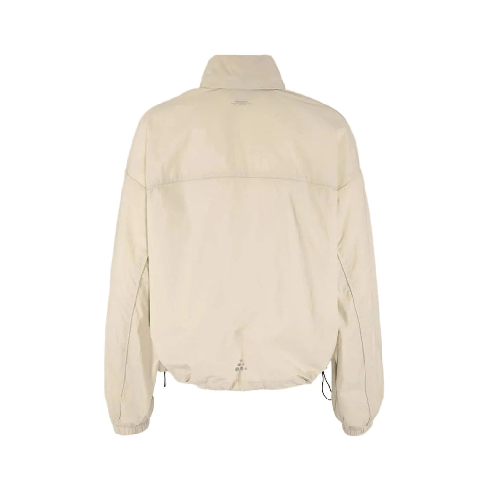 Beige jacket on a light white background
