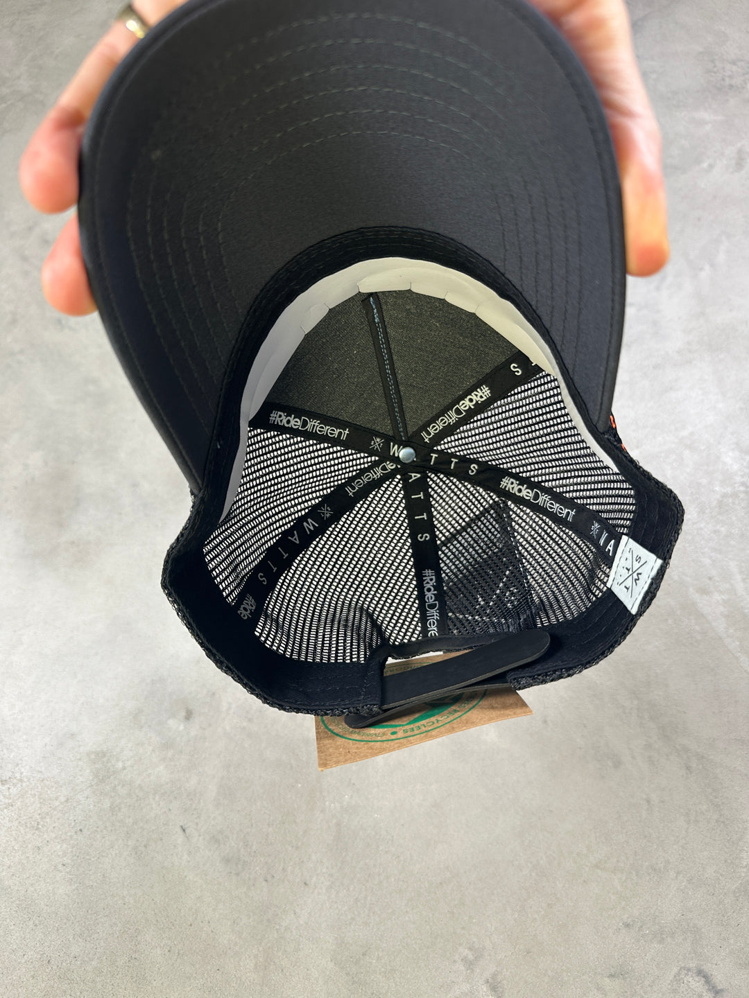 WATTS Tribe Cap - Blue Neon Orange