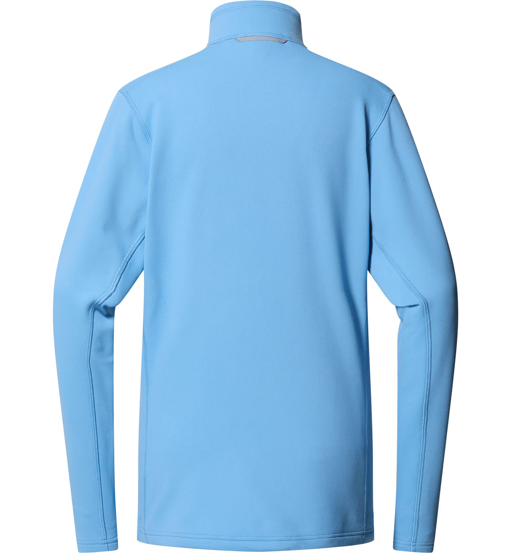 Light blue long-sleeve shirt on a white background