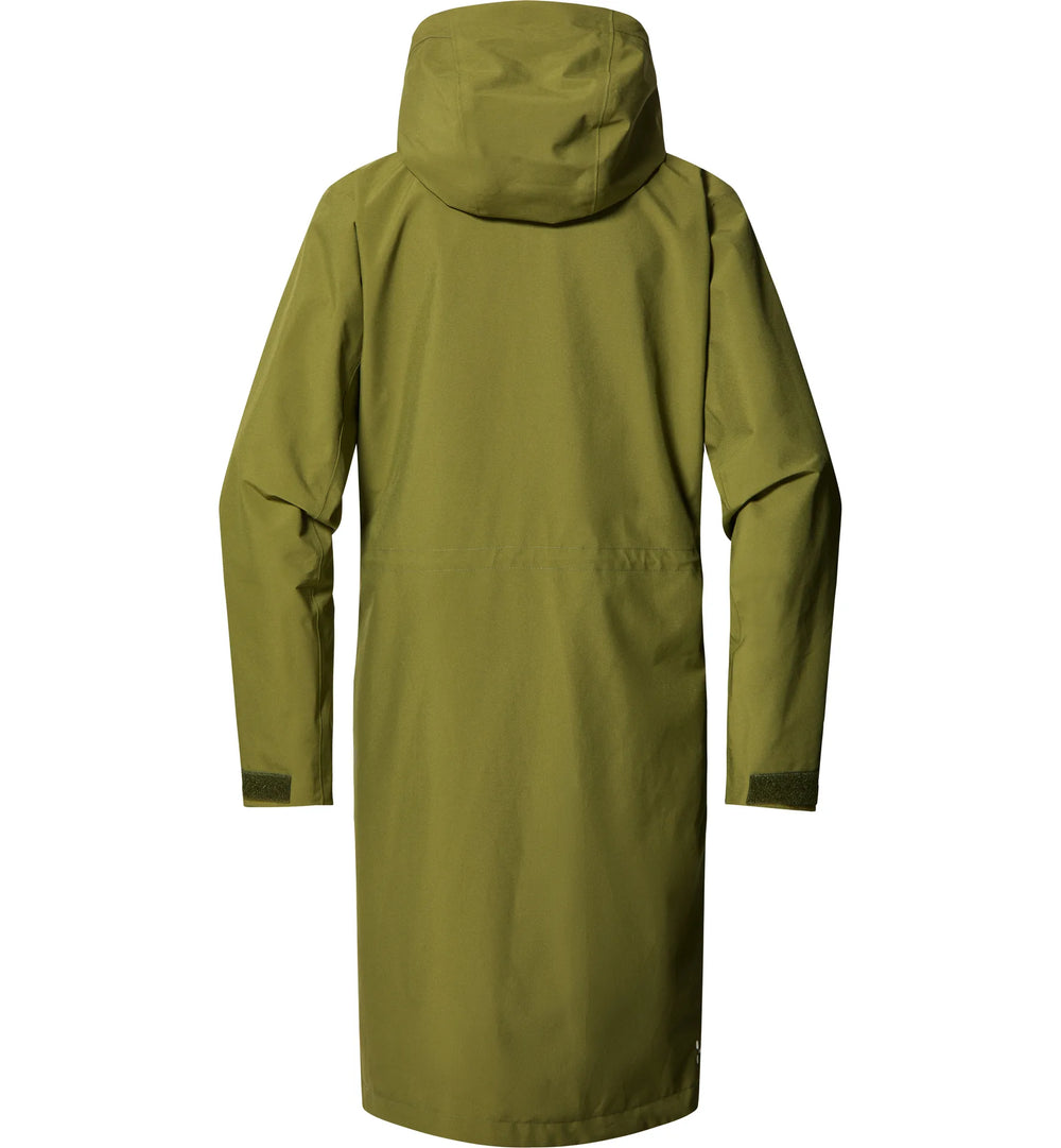 Haglöfs Aria Proof Parka Women waterproof outdoor jacket rear view