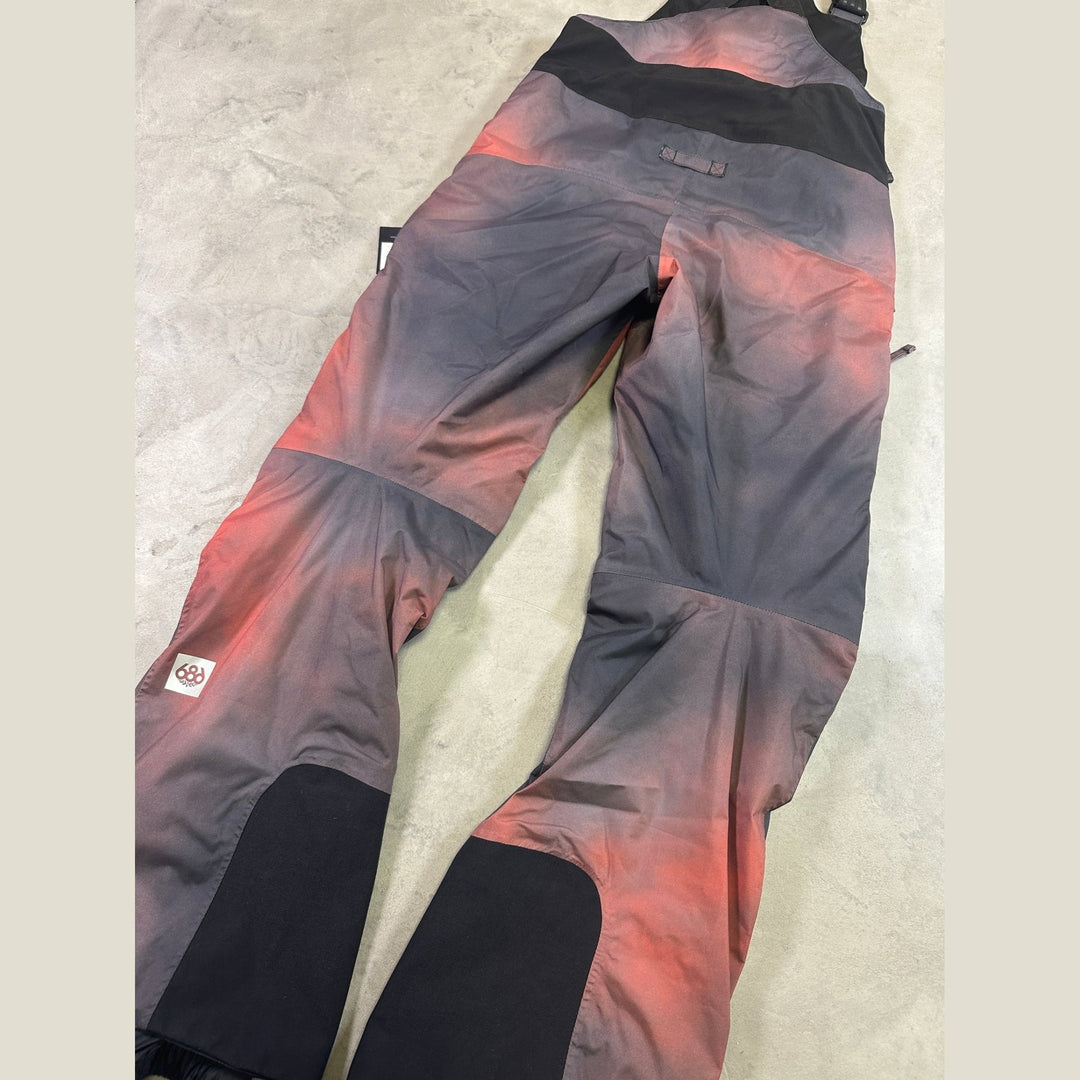 686 Womens Geode Thermagraph Bib pants - Hot Coral Oil Slick - SAMPLE DROP
