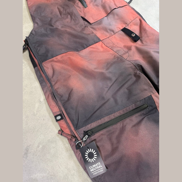 686 Womens Geode Thermagraph Bib pants - Hot Coral Oil Slick - SAMPLE DROP