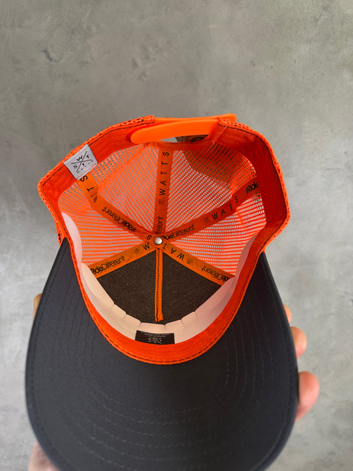 WATTS Tribe Cap - Fluo Orange/Black