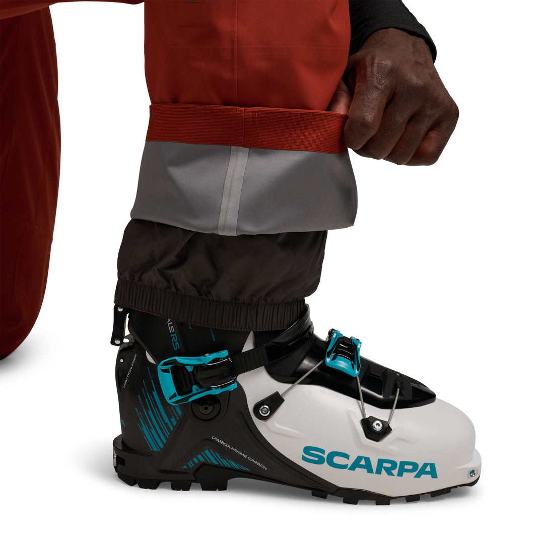 Black Diamond Men’s Recon Stretch Bibs - Saffron-Burnt Sienna