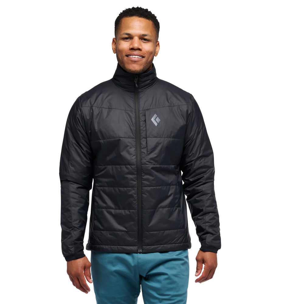 Black Diamond Men’s Solution 2.0 Jacket on model - black