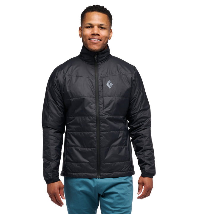 Black Diamond Men’s Solution 2.0 Jacket on model - black