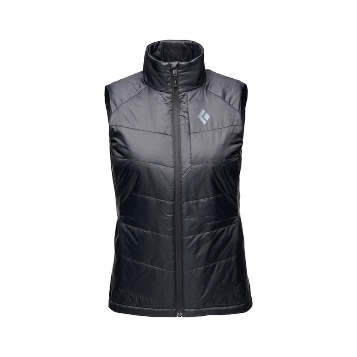 Black Diamond Women’s Solution Vest with lightweight synthetic insulation, durable outer fabric, full-zip design, and women’s-specific performance fit.