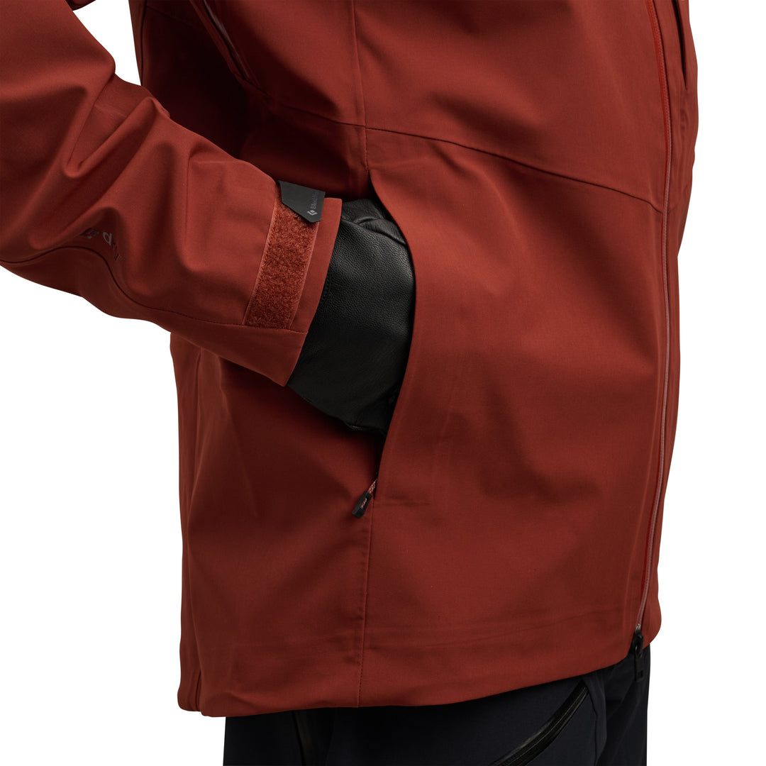 Black Diamond Men’s Recon Stretch Shell - Iron Red