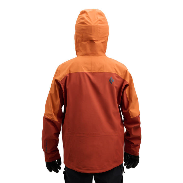 Black Diamond Men’s Recon Stretch Shell - Saffron-Burnt Sienna