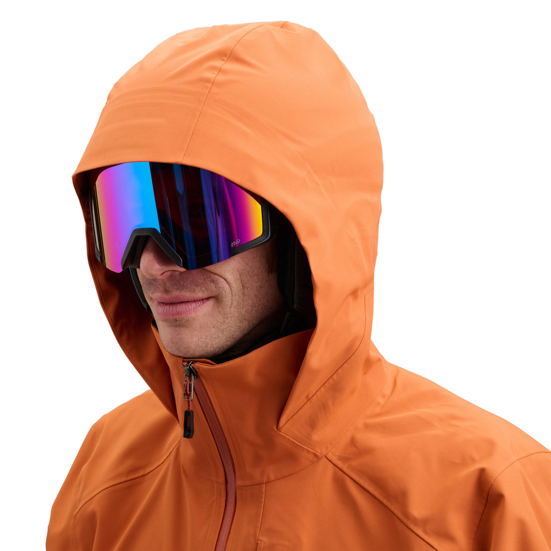 Black Diamond Men’s Recon Stretch Shell - Saffron-Burnt Sienna