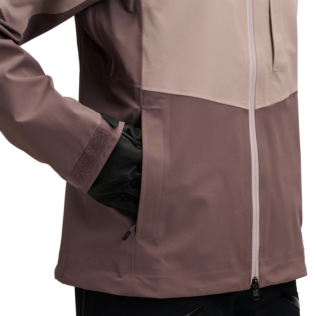 Black Diamond Women’s Recon Stretch Shell - Pale Mauve-Dark Mauve