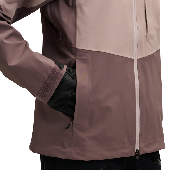 Black Diamond Women’s Recon Stretch Shell - Pale Mauve-Dark Mauve