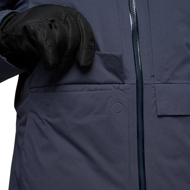 Black Diamond Women’s Factor Insulated Parka - Charcoal