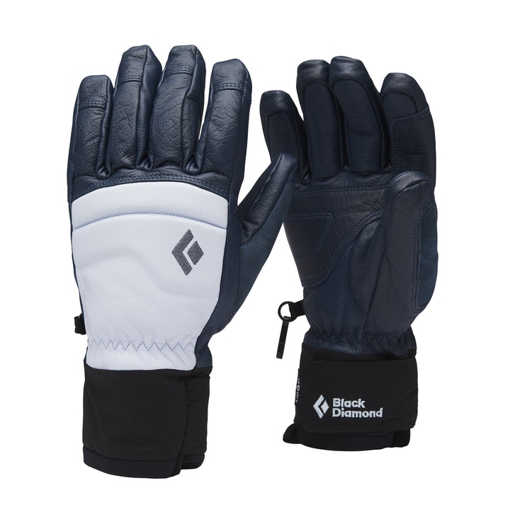Black Diamond Women’s Spark Gloves - Charcoal-Belay Blue