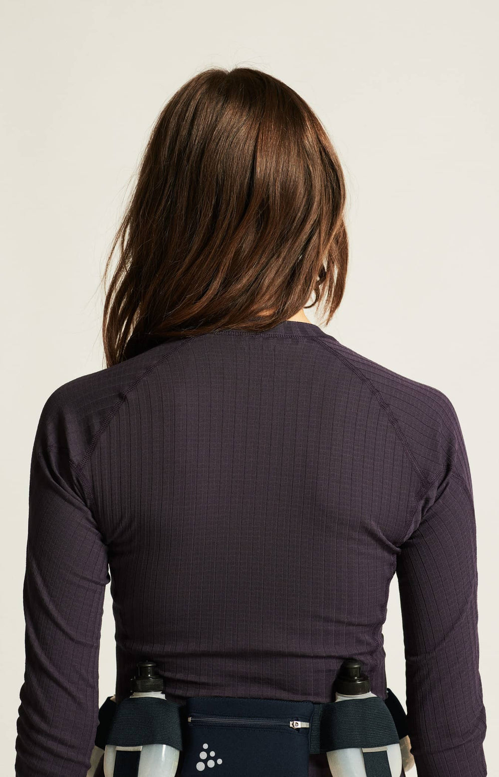 Technical long-sleeve base layer for outdoor training