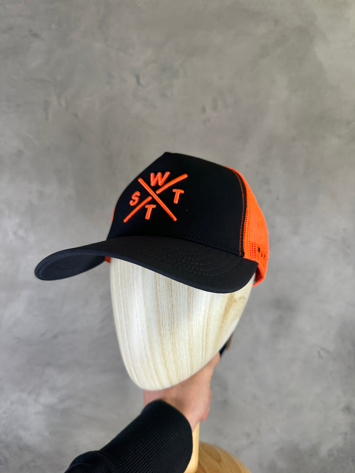 WATTS Tribe Cap - Fluo Orange/Black