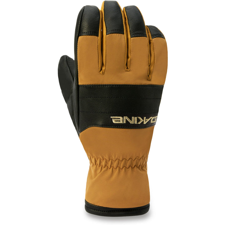 Dakine Baron Coupe Gloves in Rubber with water-resistant shell, warm fleece lining, reinforced grip palm, and extended cuff.
