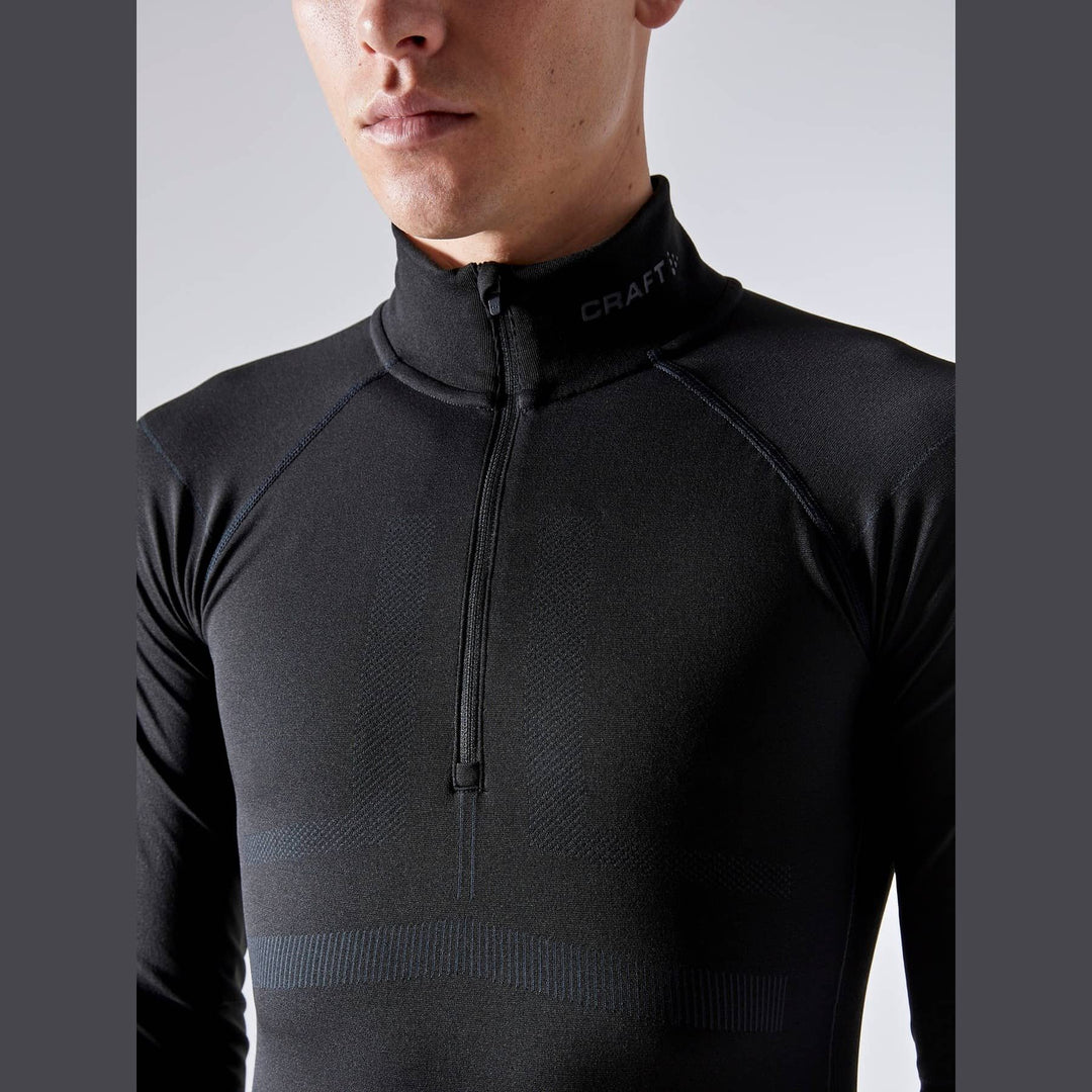 Craft Active Intensity Zip Men baselayer black asphalt