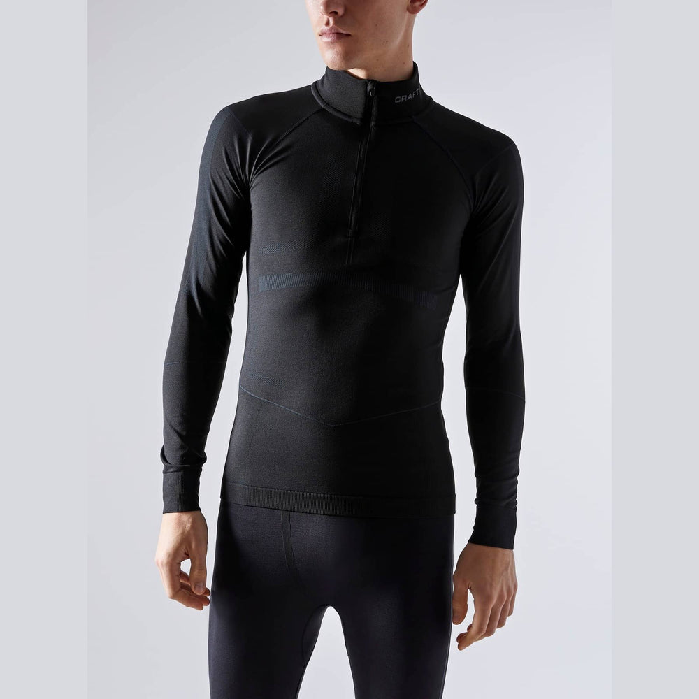 Craft Active Intensity Zip Men baselayer black asphalt