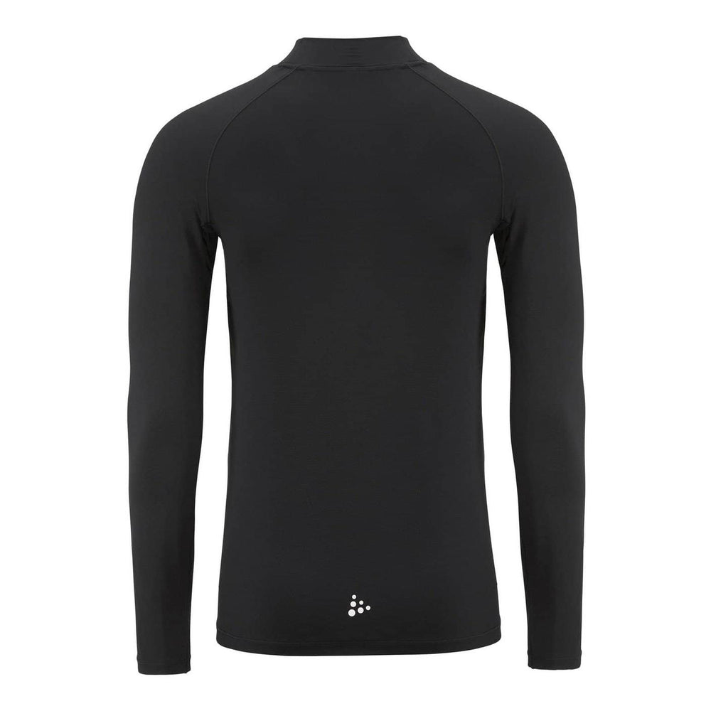 Black long-sleeve shirt on a white background