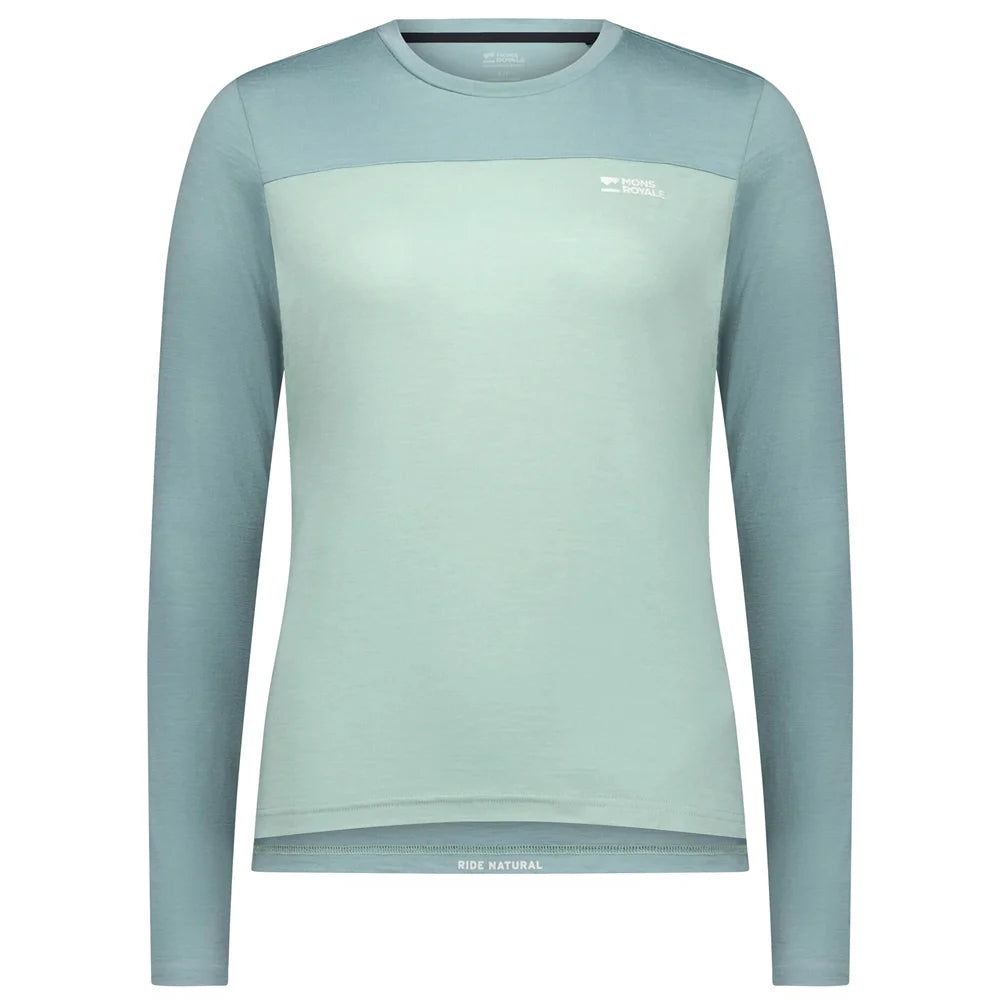 Mons Royale Diversion Merino Long Sleeve Jersey Dew Desert Sage 
