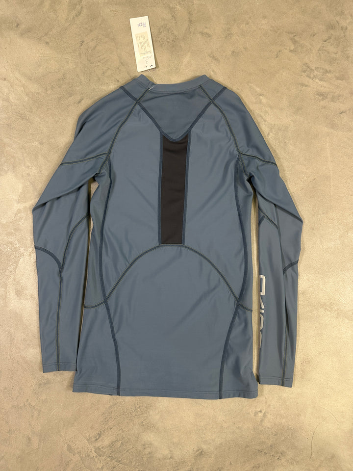 SKINS Series-3 Men’s Long Sleeve Compression Top – Blue Grey