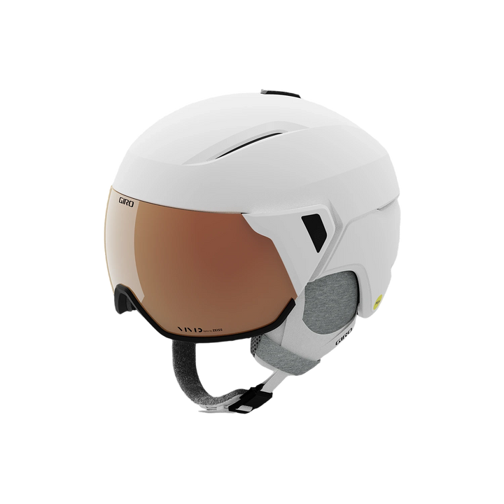 Giro Aria Spherical Helmet in Matte White with integrated visor