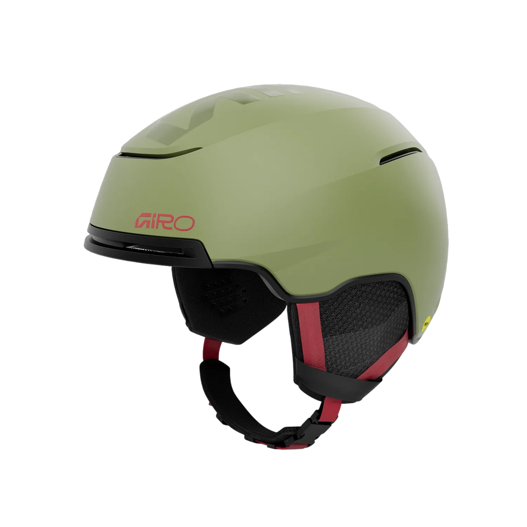 Giro Jackson MIPS Helmet in Matte Flo Green with lightweight in-mould design.