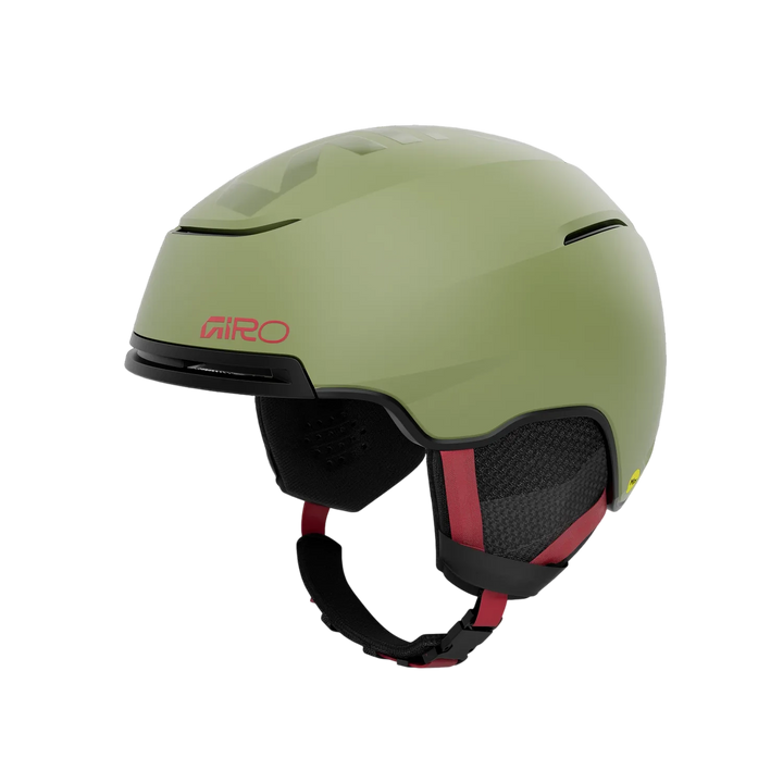 Giro Jackson MIPS Helmet in Matte Flo Green with lightweight in-mould design.